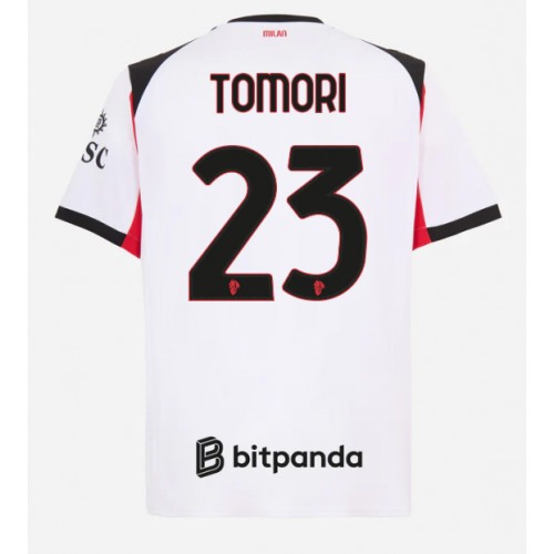 AC Milan Fikayo Tomori #23 Replika Bortatröja 2025-26 Kortärmad